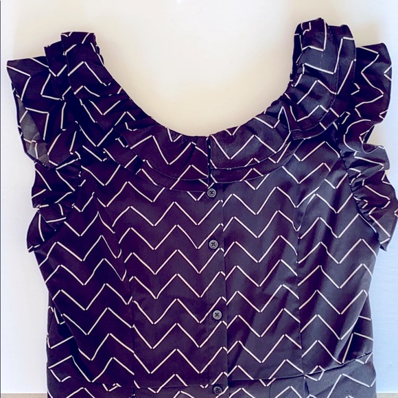 Who What Wear Maxi Black & White Sleeveless Dress - Picture 2 of 5